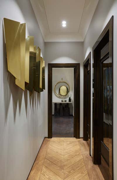  Mid-Century Modern Apartment Entry and Hall. Moscow by Fiona Barratt Interiors.