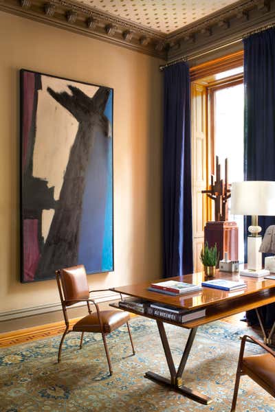  Eclectic Mid-Century Modern Living Room. Brooklyn Heights Designer Showhouse  by Glenn Gissler Design.
