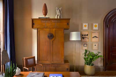  Mid-Century Modern Family Home Office and Study. Brooklyn Heights Designer Showhouse  by Glenn Gissler Design.