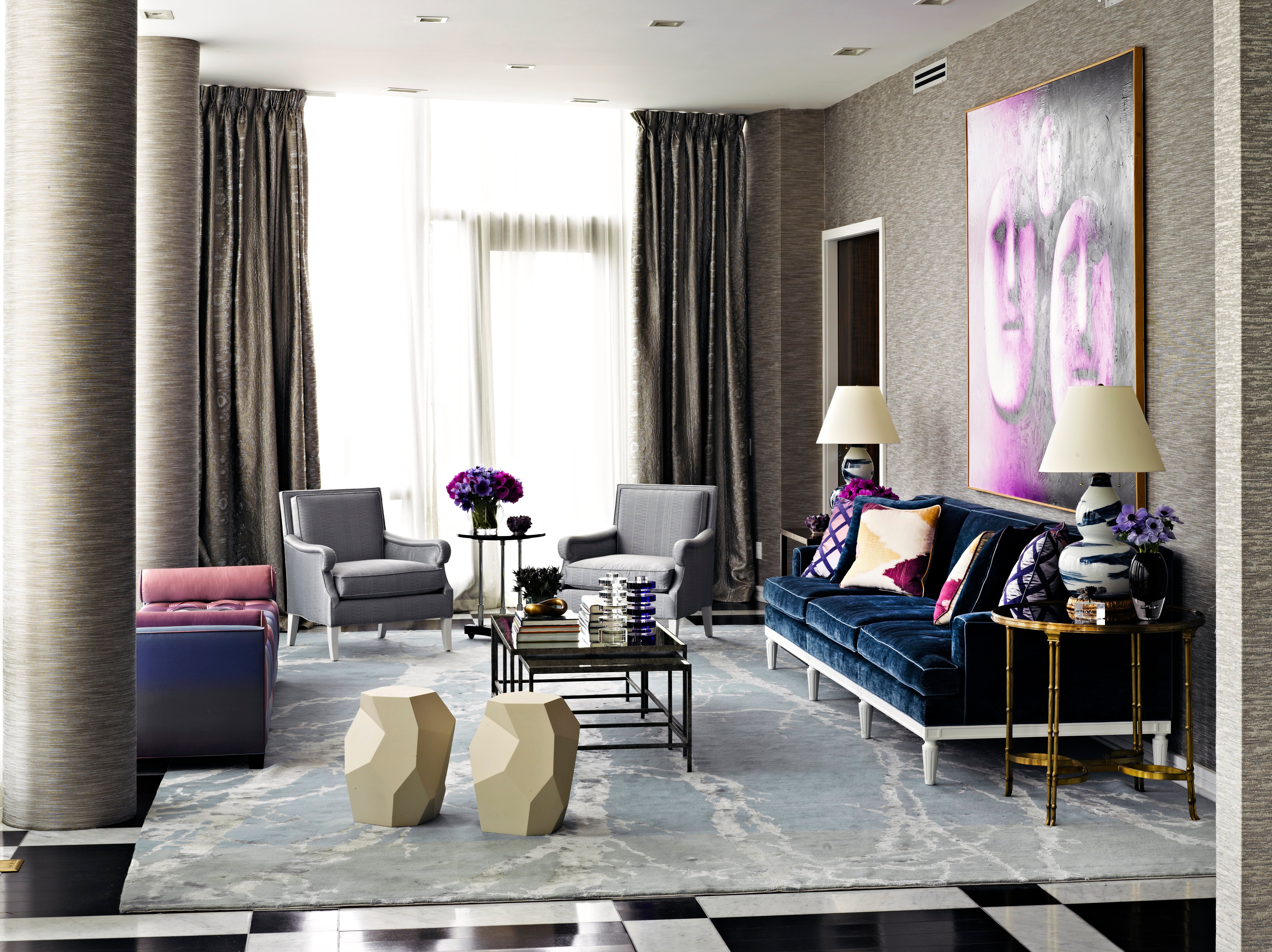 Transitional Living Room