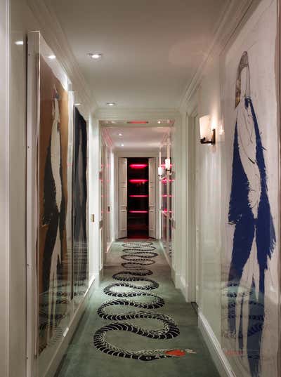  Modern Apartment Entry and Hall. Upper East Side Townhouse by Richard Mishaan Design.
