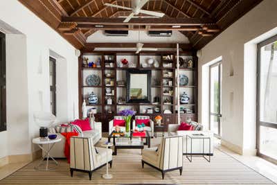  Modern Vacation Home Living Room. Cartagena by Richard Mishaan Design.