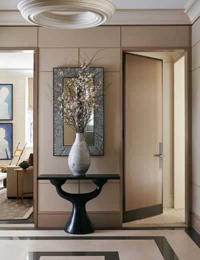  Contemporary Apartment Entry and Hall. Park Avenue Residence by Sandra Nunnerley Inc..