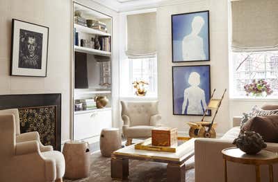  Contemporary Apartment Office and Study. Park Avenue Residence by Sandra Nunnerley Inc..