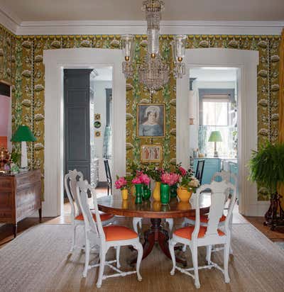 Traditional Dining Room. Show House Dining Room by Brockschmidt & Coleman LLC.