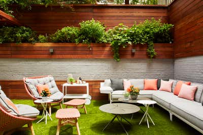 Contemporary Patio and Deck. Montgomery Place Townhouse by DHD Architecture & Interior Design.