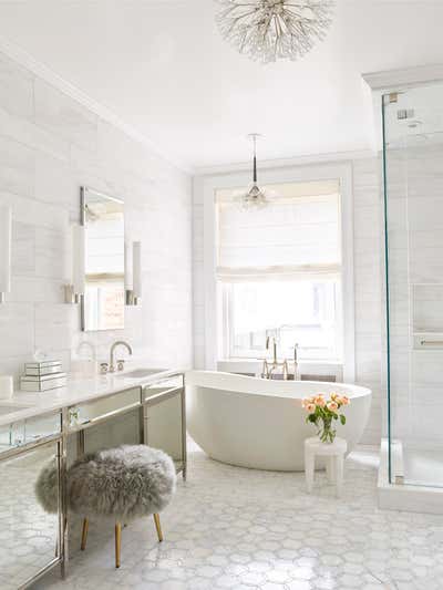  Modern Family Home Bathroom. Montgomery Place Townhouse by DHD Architecture & Interior Design.