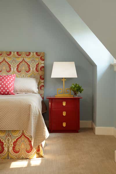  Transitional Family Home Bedroom. Family Classic by White Webb LLC.