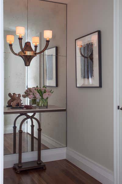  Transitional Apartment Entry and Hall. City Sophisticate by White Webb LLC.