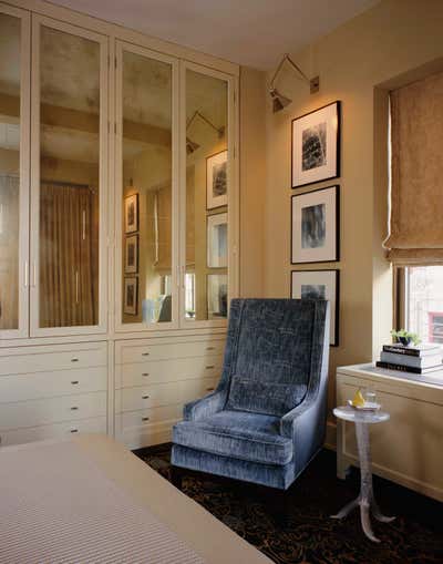  Transitional Apartment Bedroom. Sleek Manhattan Aerie by White Webb LLC.