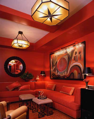  Transitional Apartment Living Room. Sleek Manhattan Aerie by White Webb LLC.