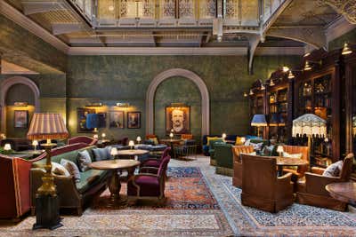  Hotel Lobby and Reception. The Beekman by Martin Brudnizki Design Studio.