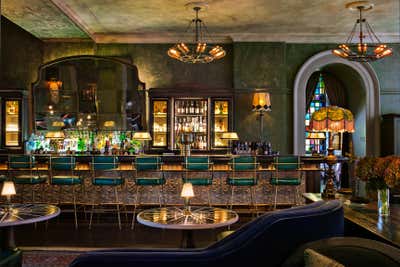  Hotel Bar and Game Room. The Beekman by Martin Brudnizki Design Studio.
