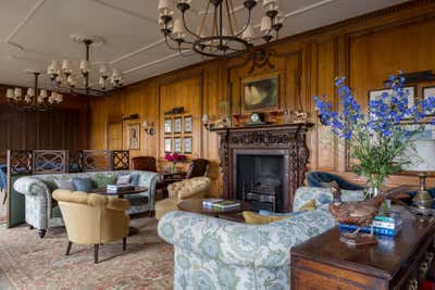  Country Lobby and Reception. Four Seasons Hampshire by Martin Brudnizki Design Studio.