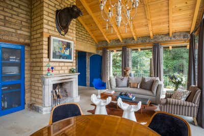  Cottage Country Country House Open Plan. Cottage in the Woods by Sofia Aspe Interiorismo.