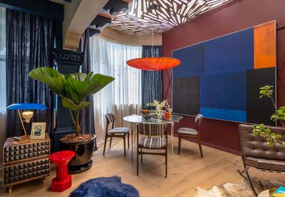  Contemporary Eclectic Entertainment/Cultural Bedroom. Design House Mexico City 2017 by Sofia Aspe Interiorismo.