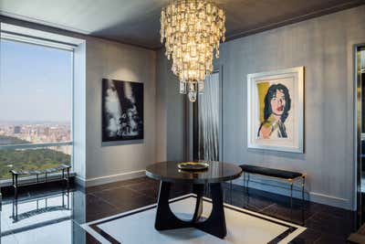  Modern Apartment Entry and Hall. One57 Residence by DHD Architecture & Interior Design.