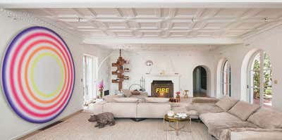  Modern Vacation Home Living Room. OJAI IN THE PINK by unHeim.