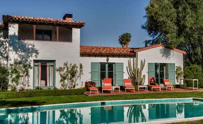  Hollywood Regency Vacation Home Exterior. OJAI IN THE PINK by unHeim.