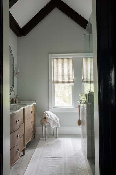  Transitional Family Home Bathroom. Ann Arbor Hills English Cottage by Cloth & Kind.