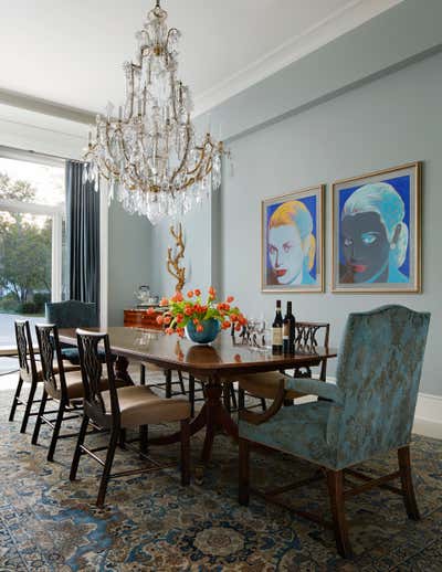  Eclectic Family Home Dining Room. Glencoe Waterside Home by Tom Stringer Design Partners.