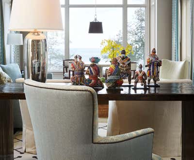  Eclectic Family Home Bar and Game Room. Glencoe Waterside Home by Tom Stringer Design Partners.