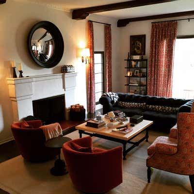  Mediterranean Living Room. Beverly Hills Spanish Revival by Sienna Oosterhouse.