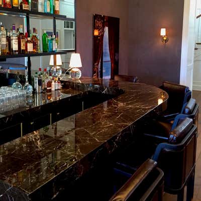  Traditional Contemporary Family Home Bar and Game Room. Brentwood Bar by Sienna Oosterhouse.