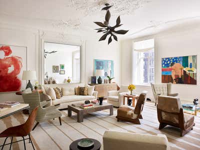  Mid-Century Modern Apartment Living Room. The Apthorp by Brian J. McCarthy Inc..