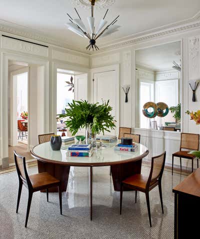  Mid-Century Modern Apartment Dining Room. The Apthorp by Brian J. McCarthy Inc..