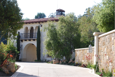  Hollywood Regency Family Home Exterior. Beverly Hills Estate  by Stephen Stone Designs.