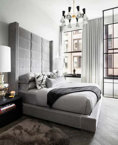  Mid-Century Modern Apartment Bedroom. Soho Loft by BA Torrey.