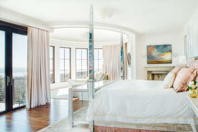 Regency Family Home Bedroom. Oceanside Glamour by Cortney Bishop Design.