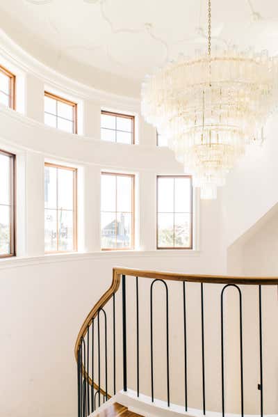  Regency Family Home Entry and Hall. Oceanside Glamour by Cortney Bishop Design.