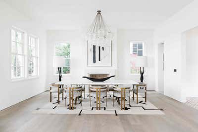  Modern Family Home Dining Room. Uptown Downtown by Cortney Bishop Design.