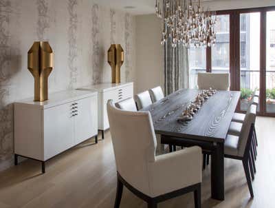  Contemporary Apartment Dining Room. Upper West Side Loft by Purvi Padia Design.