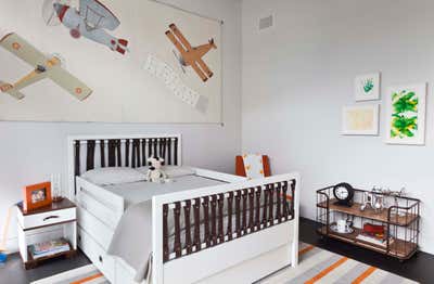  Contemporary Apartment Children's Room. Tribeca Penthouse by Purvi Padia Design.