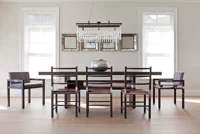  Contemporary Vacation Home Dining Room.  Waterfront on the North Fork by Purvi Padia Design.
