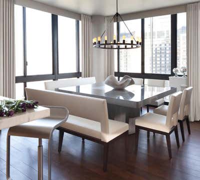  Contemporary Apartment Dining Room. Upper East Side Residence by Purvi Padia Design.