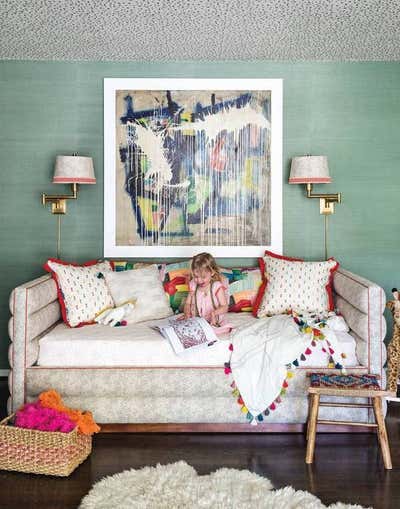  Mid-Century Modern Family Home Children's Room. Modern Manner by Charlotte Lucas Design.