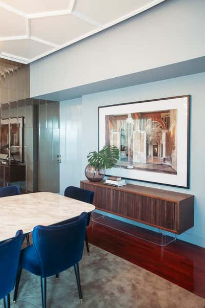 Eclectic Dining Room. SD Apartment by Desiree Casoni.