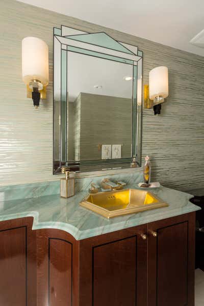  Art Deco Apartment Bathroom. Art Deco Gem by Elegant Designs Inc..
