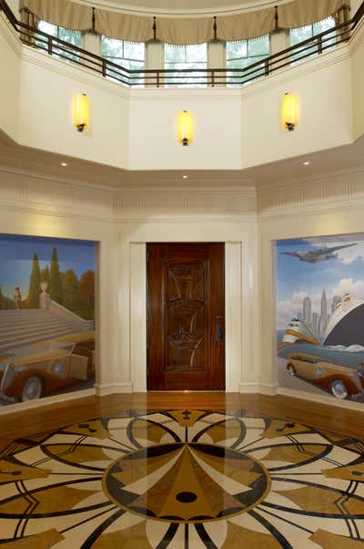  Art Deco Family Home Entry and Hall. Woodley House, Art Deco by Elegant Designs Inc..