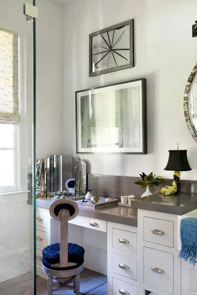  Transitional Family Home Bathroom. Serenbe Master Bedroom En Suite Showhouse by Cloth & Kind.