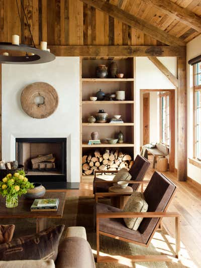  Rustic Vacation Home Living Room. Rustic Retreat by Kylee Shintaffer Design.