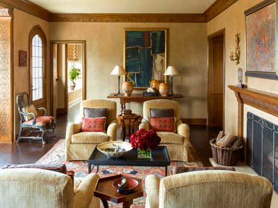  Traditional Family Home Living Room. Capitol Hill Tudor by Kylee Shintaffer Design.