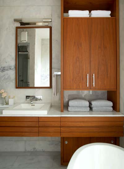  Modern Family Home Bathroom. Fifth Avenue Family Residence by Amy Lau Design.