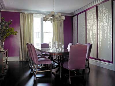  Transitional Family Home Dining Room. Fifth Avenue Family Residence by Amy Lau Design.