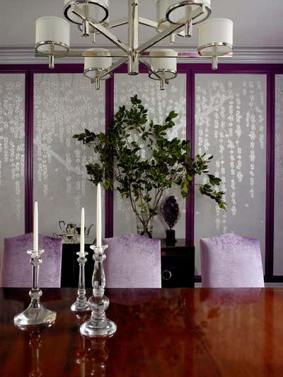  Modern Family Home Dining Room. Fifth Avenue Family Residence by Amy Lau Design.