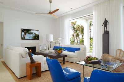  Beach Style Beach House Living Room. Bahamas by Foley & Cox.
